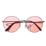 ピンク | UV400カラーレンズサングラス レディース 伊達眼鏡 | REAL STYLE