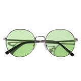 グリーン | UV400カラーレンズサングラス レディース 伊達眼鏡 | REAL STYLE