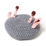 グレー | 【キッズ】キリンモチーフニットベレー帽 帽子 子供 | REAL STYLE