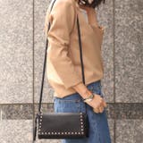 2wayリアルレザースタッズショルダーバッグ レディース 鞄[品番