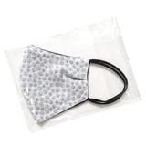 ホワイト×フラワー | 洗えるベーシックコットンマスク ファッションマスク 立体 | REAL STYLE