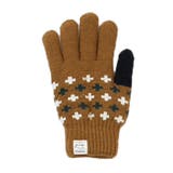 クロス柄オリーブ | 手袋 レディース 防寒 | REAL STYLE