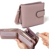 ピンク | 二つ折り財布 L字ファスナー レディース | REAL STYLE