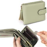 ピスタチオ | 二つ折り財布 L字ファスナー レディース | REAL STYLE