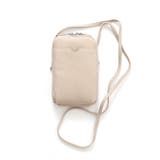 ベージュ | スマホ ショルダーバッグ お財布 | REAL STYLE