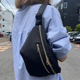 ブラック(金具ゴールド) | ボディバッグ レディース メンズ | REAL STYLE