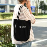 ブラック | DELIGHTプリントキャンバストートバッグ 小さめ 布 | REAL STYLE