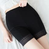 ブラック | インナーパンツ ポケット付き レディース | REAL STYLE