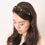 ダークブラウン | 三つ編み カチューシャ レディース | REAL STYLE