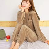 ブラウン | ルームウェア レディース 上下セット | REAL STYLE