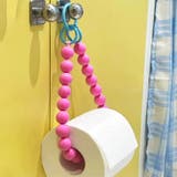 ピンク | トイレットペーパーホルダー おしゃれ 吊り下げ | REAL STYLE