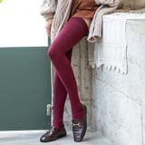 ワインレッド | ニーハイソックス 滑り止め付き 黒 | REAL STYLE
