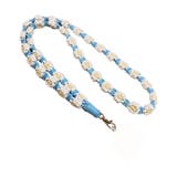 ホワイト×ブルー | スマホショルダー ストラップ おしゃれ | REAL STYLE