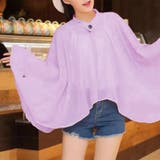 ラベンダー | ポンチョ ボレロ カーディガン | REAL STYLE