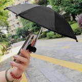 ブラック | 傘 スマホホルダー 雨傘 | REAL STYLE