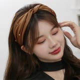 ブラウン | カチューシャ ヘアバンド 幅広 | REAL STYLE