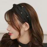 ブラック | カチューシャ ヘアバンド 幅広 | REAL STYLE
