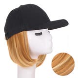 ゴールド×インナーカラー | ウィッグ 帽子付き キャップ | REAL STYLE