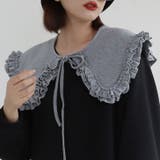 グレー | 付け襟 つけ襟 フリル | REAL STYLE