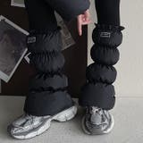 ブラック(ロング) | レッグウォーマー レッグカバー レディース | REAL STYLE
