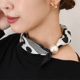ビッグドット(アイボリー) | スカーフ ネックカバー 夏 | REAL STYLE