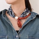 ペイズリー(ネイビー) | スカーフ ネックカバー 夏 | REAL STYLE