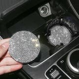 シルバー | コースター ドリンクホルダー 車用コースター | REAL STYLE