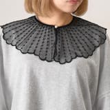 ブラック | 付け襟 つけ襟 フリル | REAL STYLE