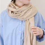 グレージュ | ストール 大判 薄手 | REAL STYLE