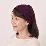 パープル | ターバン 太め ヘアバンド | REAL STYLE