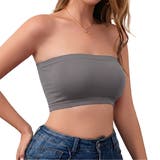チャコール | チューブトップ レディース カップなし | REAL STYLE