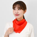 レッド | スカーフ 大判 ヘアバンド | REAL STYLE