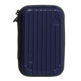 ネイビー | スーツケース型 マルチポーチ キャリーケース風 | REAL STYLE