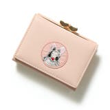 ピンク | ラビット刺繍 がま口財布 ウォレット | REAL STYLE