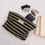 ブラック×ベージュ | ポーチ 小物入れ おしゃれ | REAL STYLE