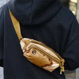 ベージュ×カモフラ | ボディバッグ ウエストポーチ メンズ | REAL STYLE
