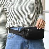 ブラック×無地 | ボディバッグ ウエストポーチ メンズ | REAL STYLE
