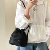ブラック | ショルダーバッグ レディース 巾着バッグ | REAL STYLE
