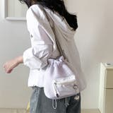 ホワイト | ショルダーバッグ レディース 巾着バッグ | REAL STYLE