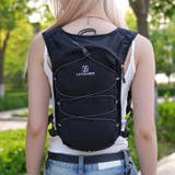 ブラック | ランニングリュック バックパック バッグ | REAL STYLE