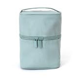 ライトブルー | バニティポーチ 大容量 縦型 | REAL STYLE