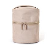 ベージュ | バニティポーチ 大容量 縦型 | REAL STYLE