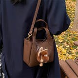 ダークブラウン | ショルダーバッグ レディース ハンドバッグ | REAL STYLE