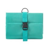 ターコイズグリーン | トラベルポーチ 吊り下げ フック付き | REAL STYLE