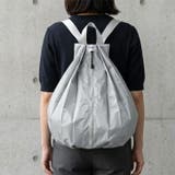ライトグレー | エコバッグ リュック 折りたたみ | REAL STYLE