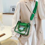 グリーン | クリアバッグ 透明 ショルダーバッグ | REAL STYLE
