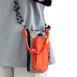 グレージュ×オレンジ | ミニショルダーバッグ レディース メンズ | REAL STYLE