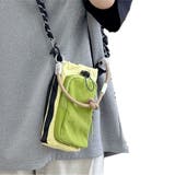 イエロー×グリーンA | ミニショルダーバッグ レディース メンズ | REAL STYLE