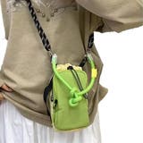 イエロー×グリーンB | ミニショルダーバッグ レディース メンズ | REAL STYLE