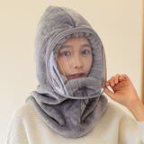 グレー | バラクラバ フードネックウォーマー 防寒 | REAL STYLE